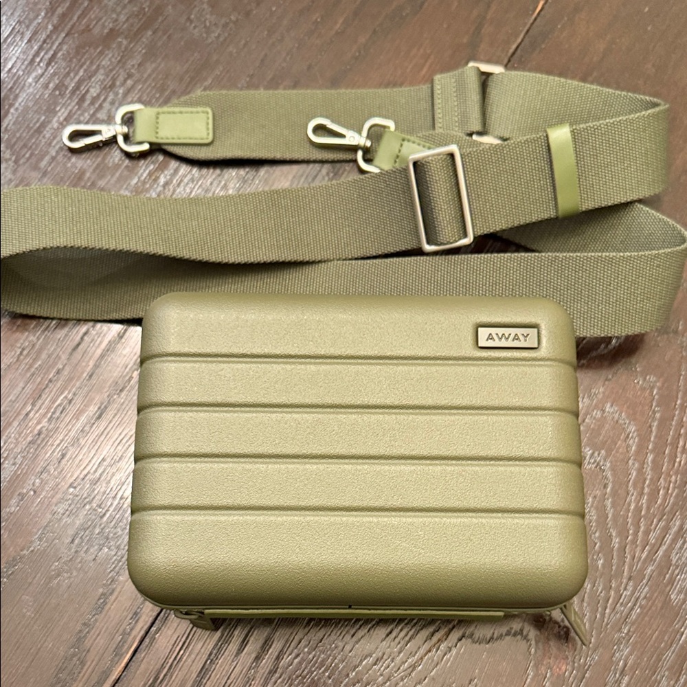 Away Olive Green Crossbody Bag